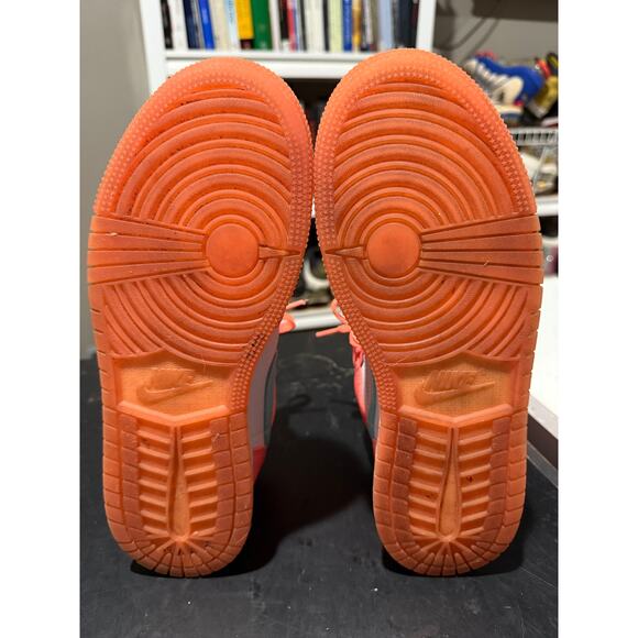 Nike Air Jordan 1 Mid Crimson Pulse Size 7y/W8.5 - 555112-814 - Picture 7 of 8